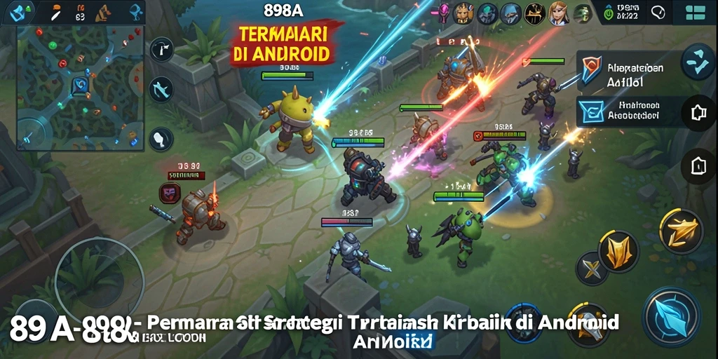Tampilan menawan dari gameplay SLG di 898A.