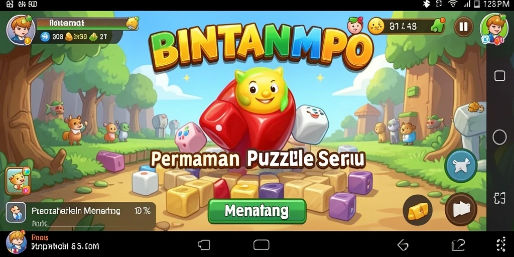 Tampilan gameplay BINTANGMPO yang menarik dan menantang.