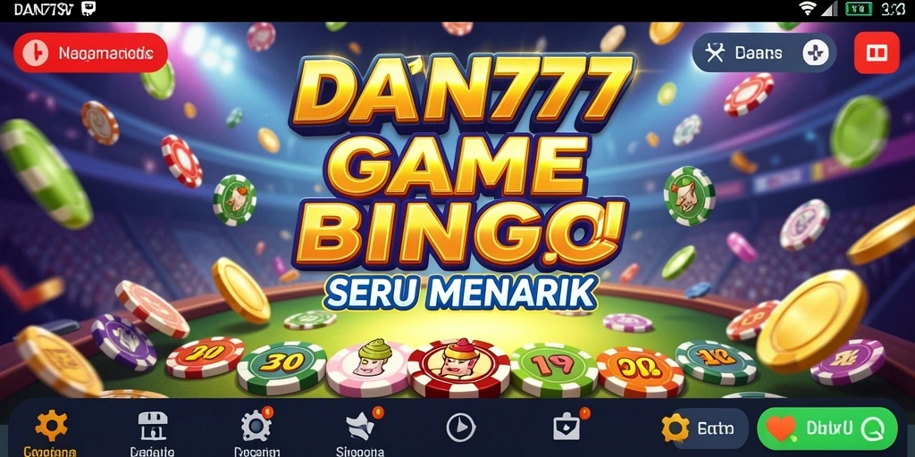 Screenshot utama DAN777 menampilkan gameplay Bingo yang seru dan interaktif.