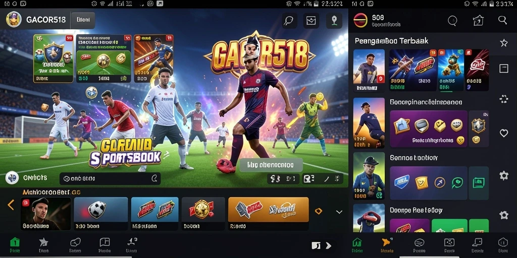 Tampilan gameplay GACOR518 saat melakukan taruhan olahraga.
