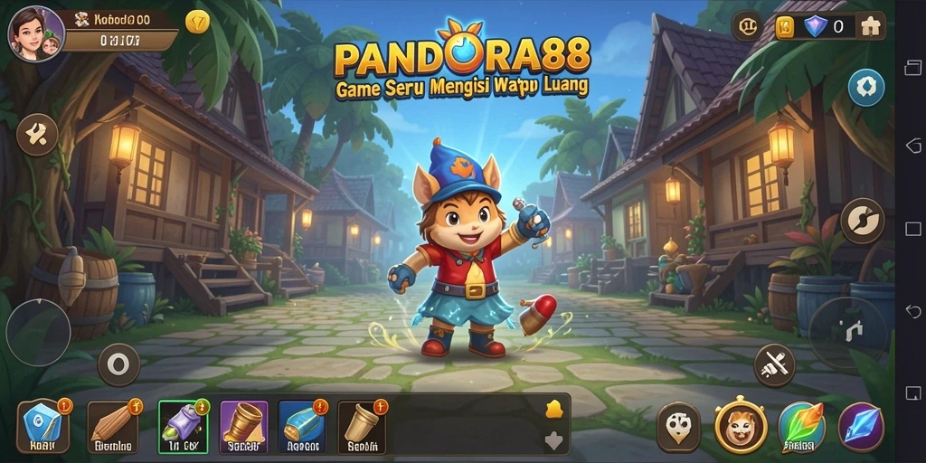 Tampilan gameplay menarik PANDORA88 dengan elemen Idle yang seru.