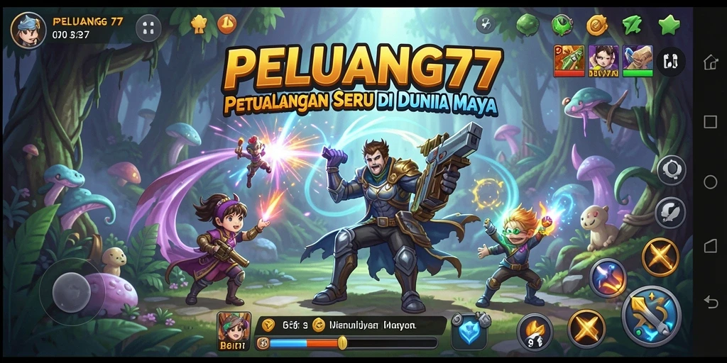 Tampilan gameplay PELUANG77 yang memikat dan penuh aksi.