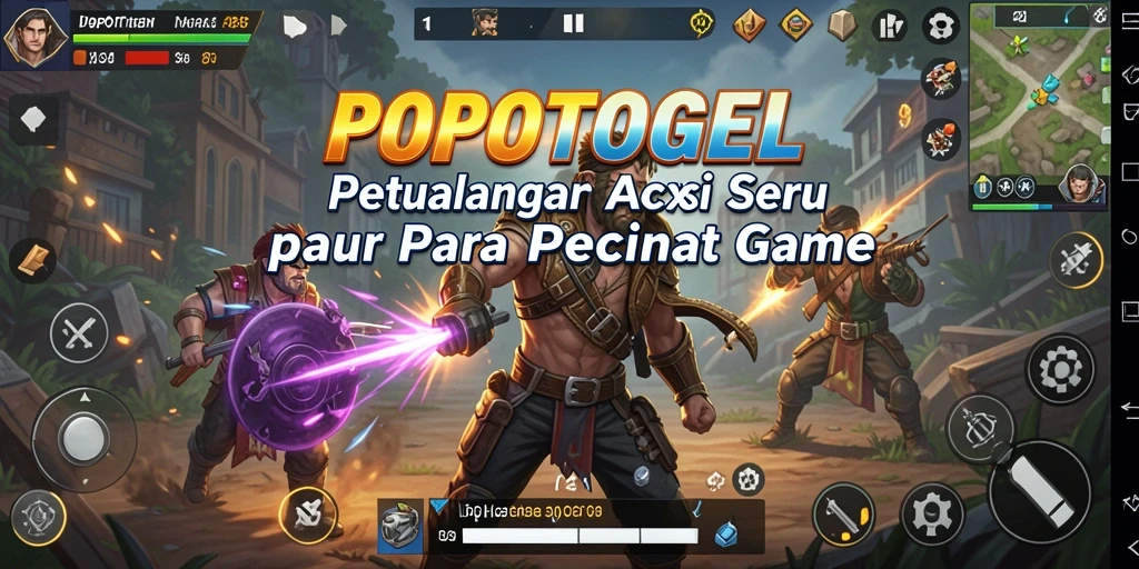 Tampilan gameplay <strong>POPOTOGEL</strong> yang penuh aksi dan grafis menawan.