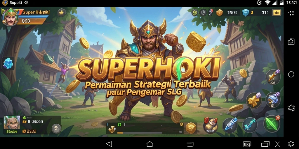Tampilan menarik dari gameplay SUPERHOKI dengan berbagai strategi.