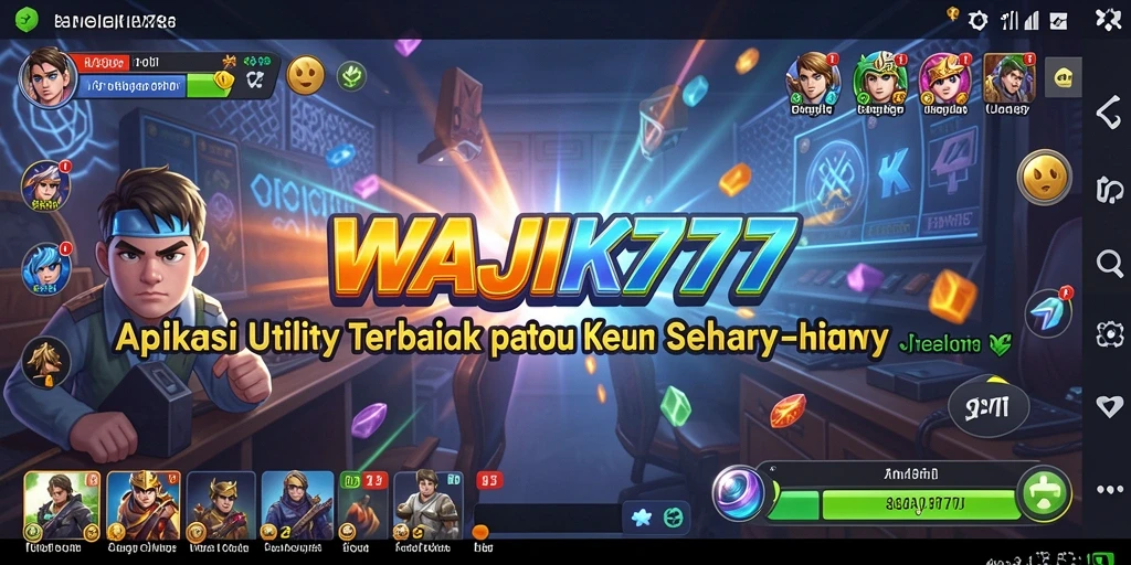 Tampilan antarmuka WAJIK777 yang menarik dan mudah digunakan.